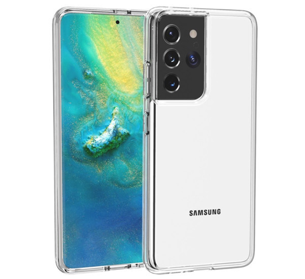 Casecentive Shockproof Case Samsung Galaxy S21 Ultra transparent