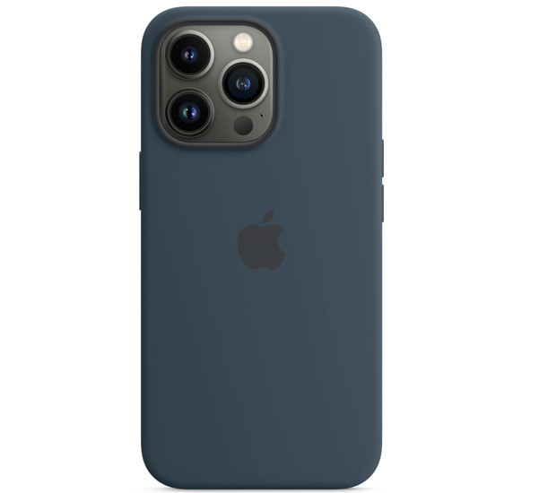 Apple Silikon MagSafe Case iPhone 13 Pro Abyss Blue