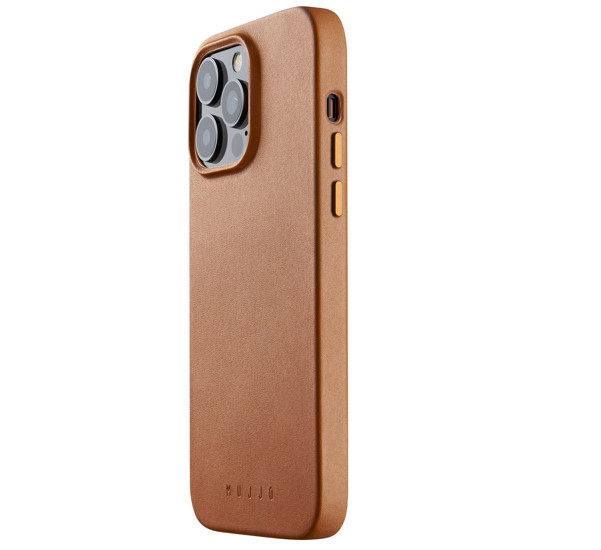 Mujjo Leather Hülle mit MagSafe iPhone 14 Pro Max brown