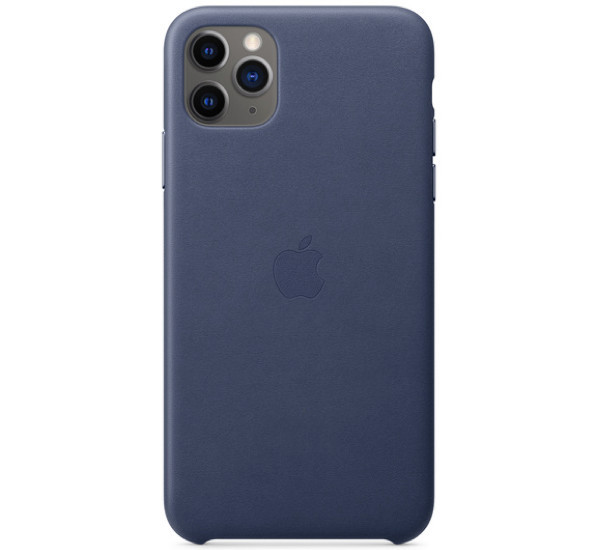 iPhone 11 Pro Max Lederhülle Mitternachtsblau