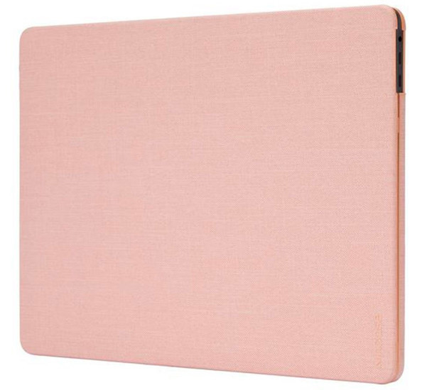 Incase Hardshell in Woolenex Hülle MacBook Pro 13 inch 2020 Blush Pink mit Lüftungsschlitzaussparungen