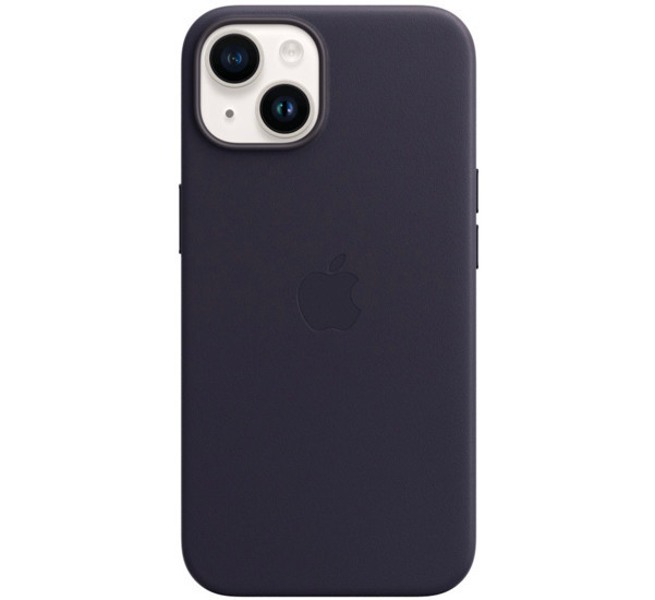 Apple Leather Case iPhone 14 Ink