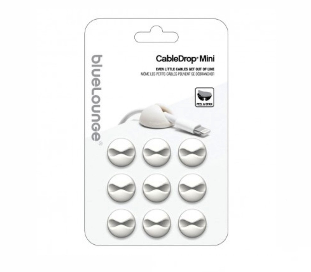 Bluelounge CableDrop Mini 9er Pack weiß