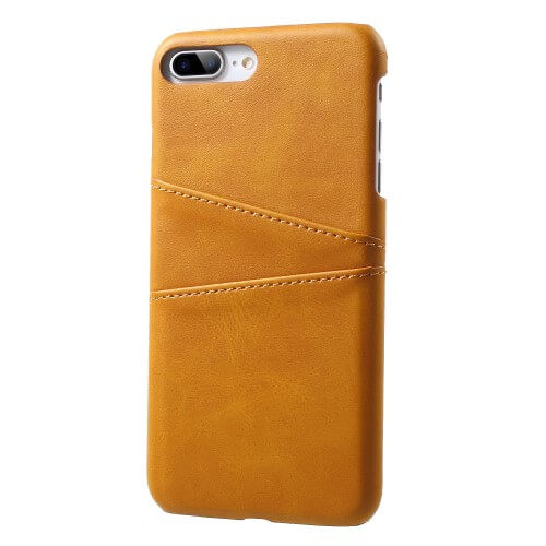 Casecentive Leder Wallet Back Case iPhone 7 / 8 Plus Beige