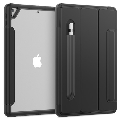 Casecentive Rugged Smart Cover Case iPad 10.2 schwarz 
