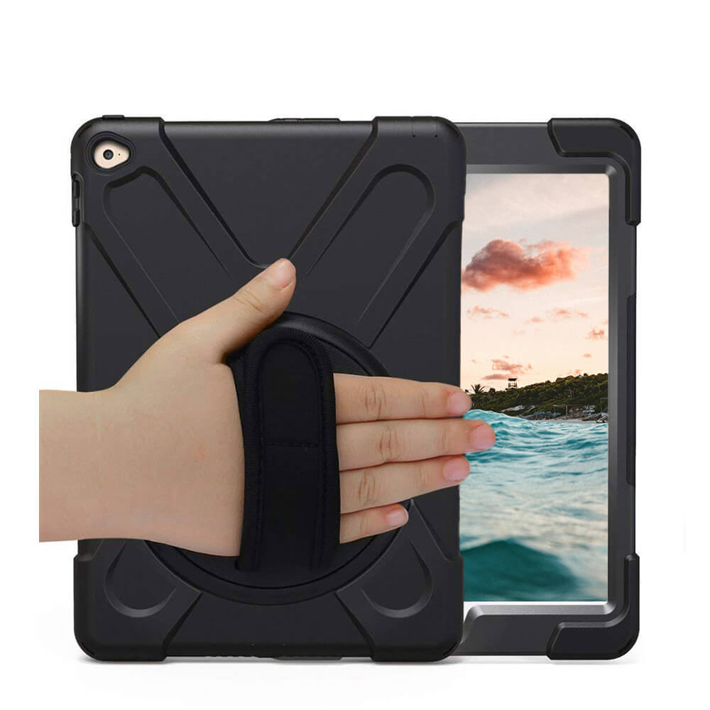 Casecentive Handstrap 360 mit Griff iPad Mini 1 / 2 / 3 schwarz