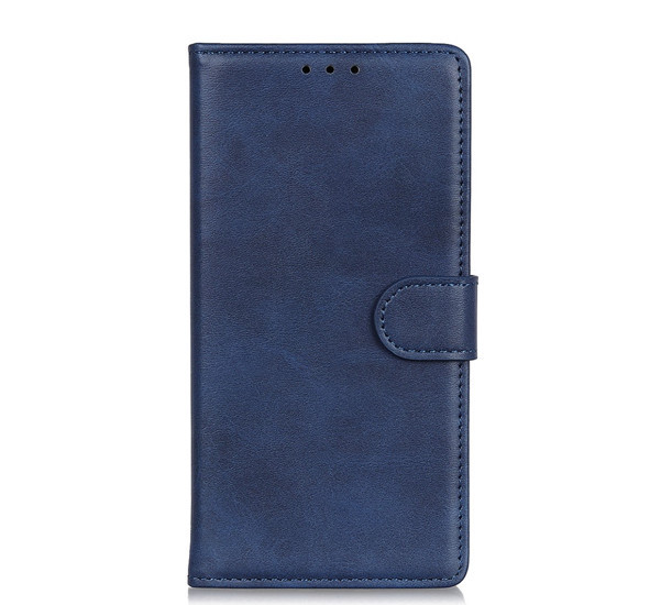 Casecentive Magnetic Leather Wallet Case iPhone 13 Pro blau