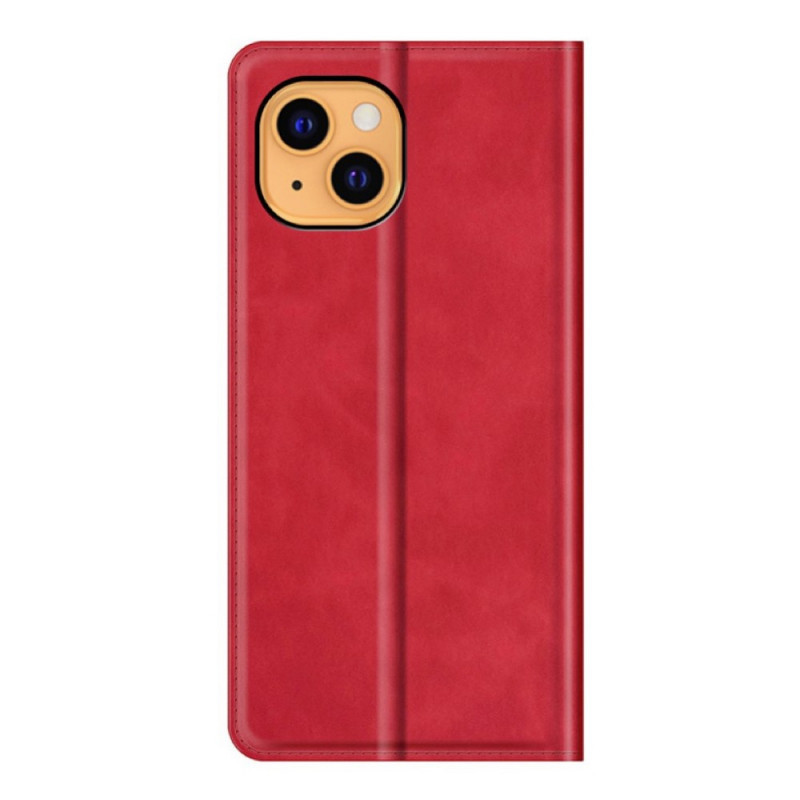 Casecentive Magnetic Leather Wallet iPhone 14 Pro rot