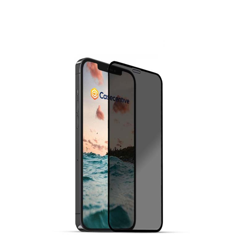 Casecentive Privacy Glass Screen Protector 3D Full Cover iPhone 13 Mini