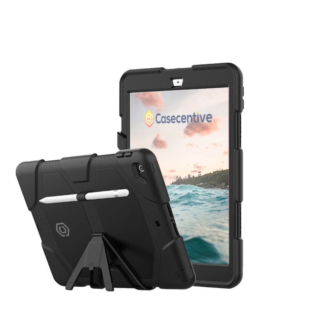 Casecentive Ultimate Hardcase iPad 10.2 2021 (2019 / 2020) schwarz