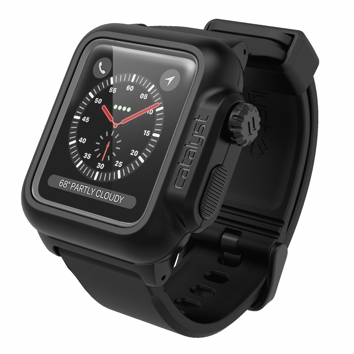 Catalyst Waterproof Apple Watch 2/3 42mm Case schwarz
