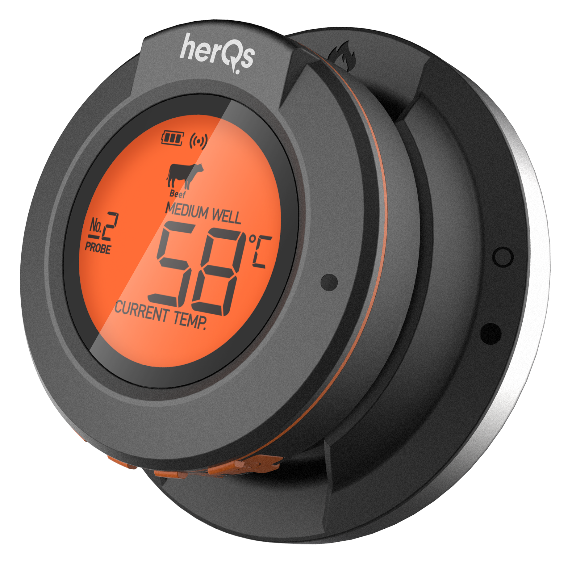 HerQs Connected Digitales Dome Thermometer