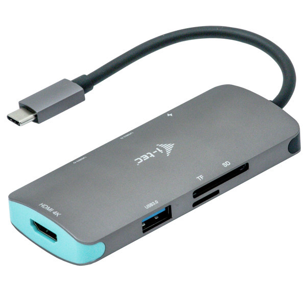 i-Tec Thunderbolt 3 / USB-C 4K HDMI Nano Docking Station grau