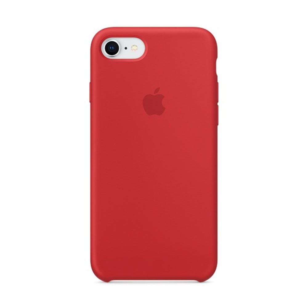Apple Silikon Hülle iPhone 7 / 8 / SE 2020 rot