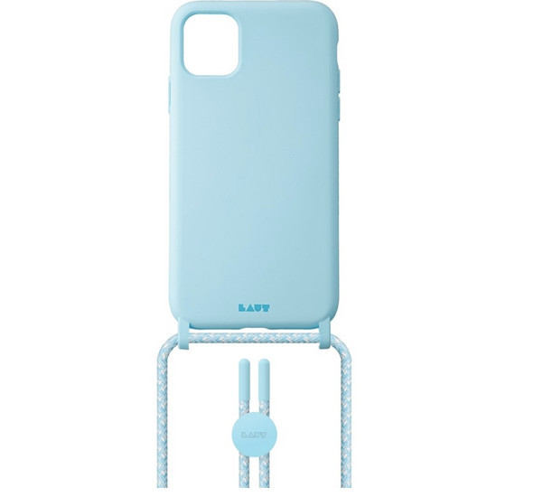 Laut Pastels Case mit Band iPhone 12 Mini blau