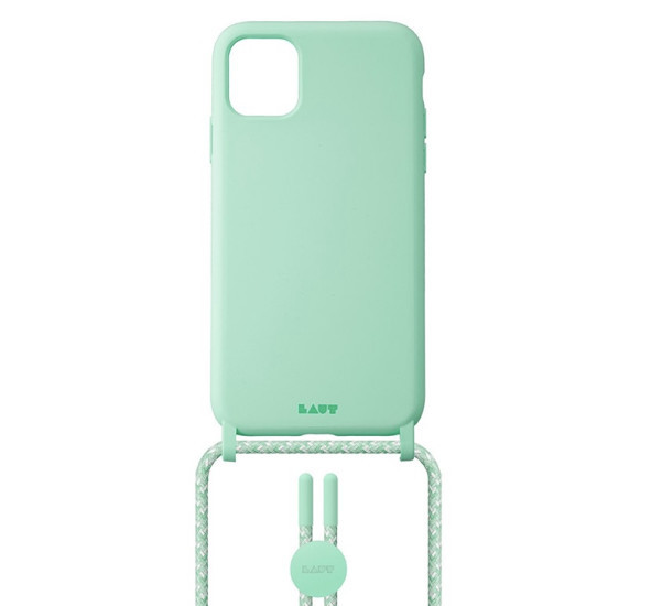 Laut Pastels Case mit Band iPhone 12 / iPhone 12 Pro grün