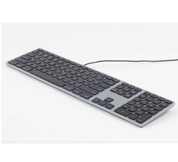 Matias Wired RGB Keyboard AZERTY MacBook space grey