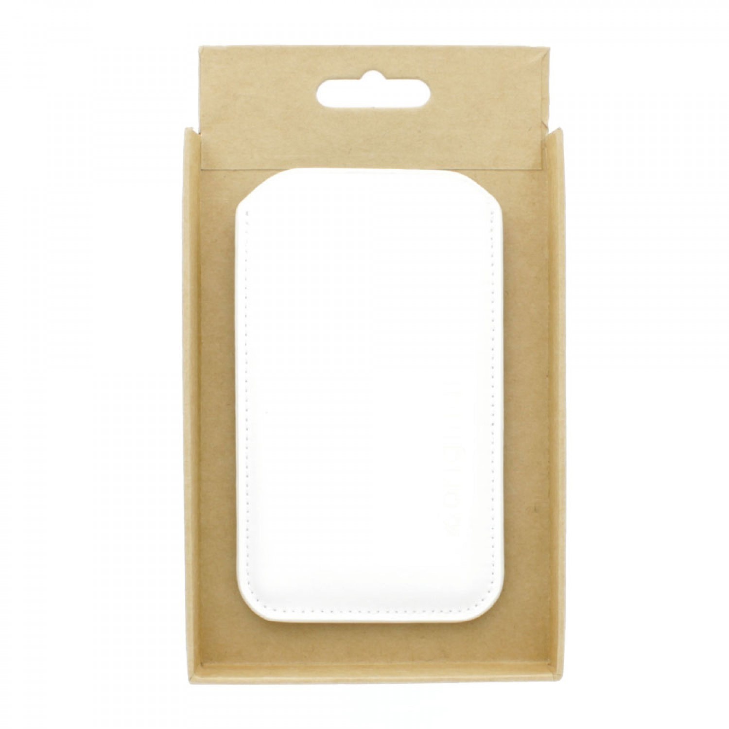 Mujjo Sleeve iPhone 5 / 5S / SE Ledertasche weiß