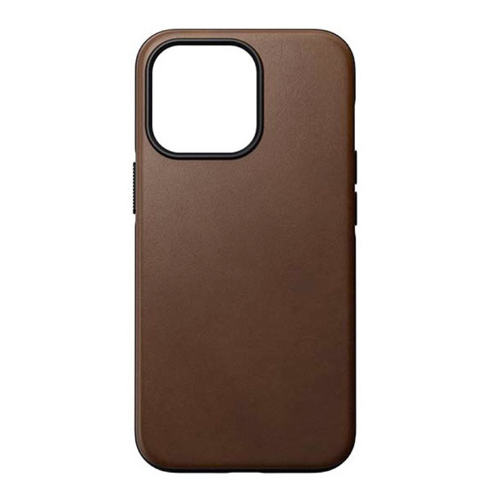 Nomad Modern Leather case iPhone 14 Pro braun