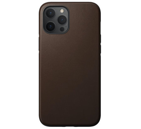Nomad Rugged Leather Case iPhone 12 / iPhone 12 Pro Braun