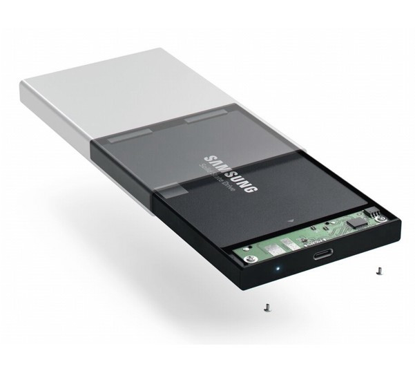 Satechi Aluminium Type-C HDD/ SSD-Gehäuse space grey