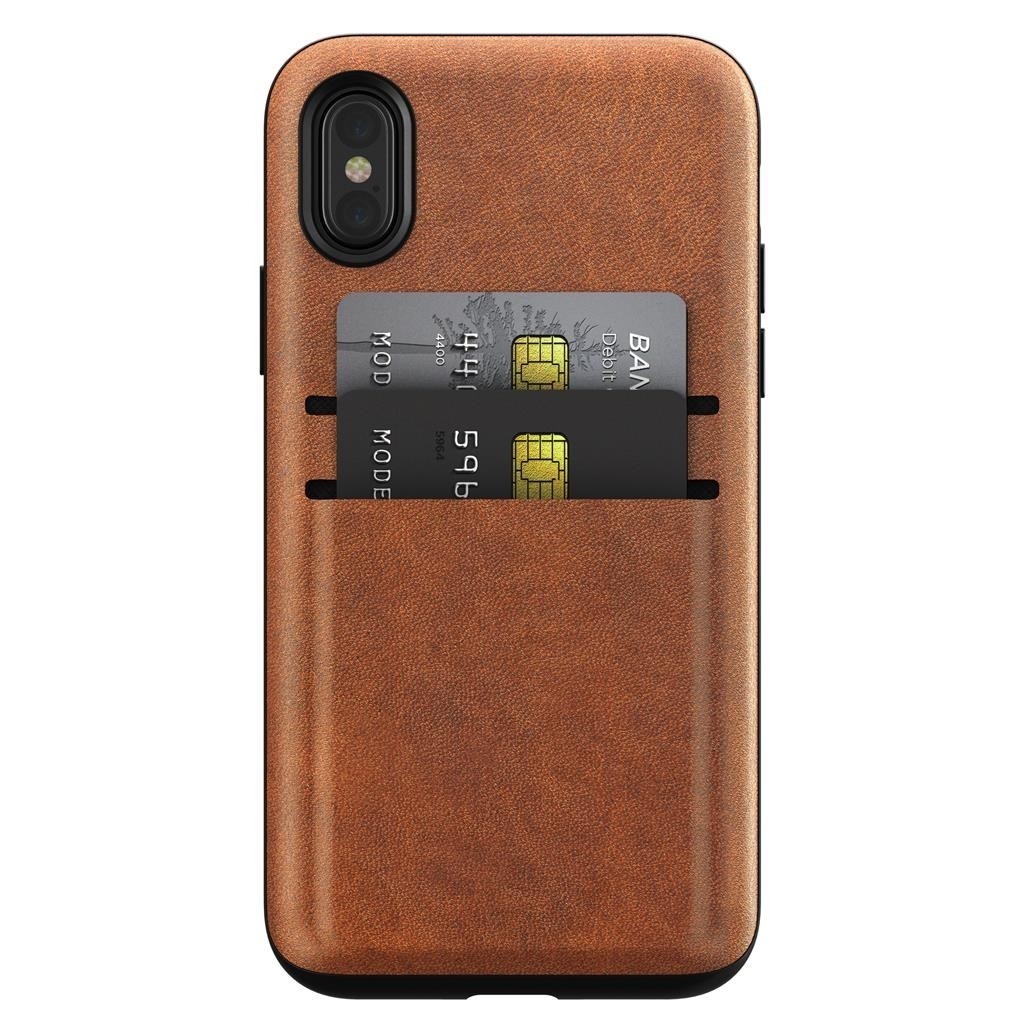 Nomad Wallet Case iPhone X / XS braun