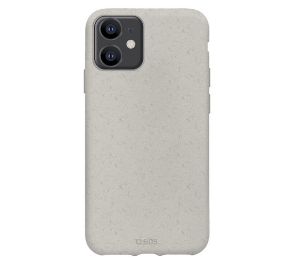 SBS Eco Cover 100% kompostierbare iPhone 12 / iPhone 12 Pro Hülle weiß