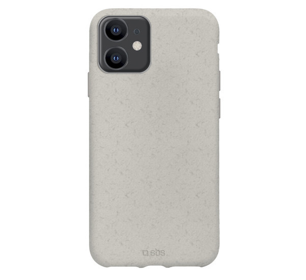 SBS Eco Cover 100% kompostierbare iPhone 12 Mini Hülle weiß