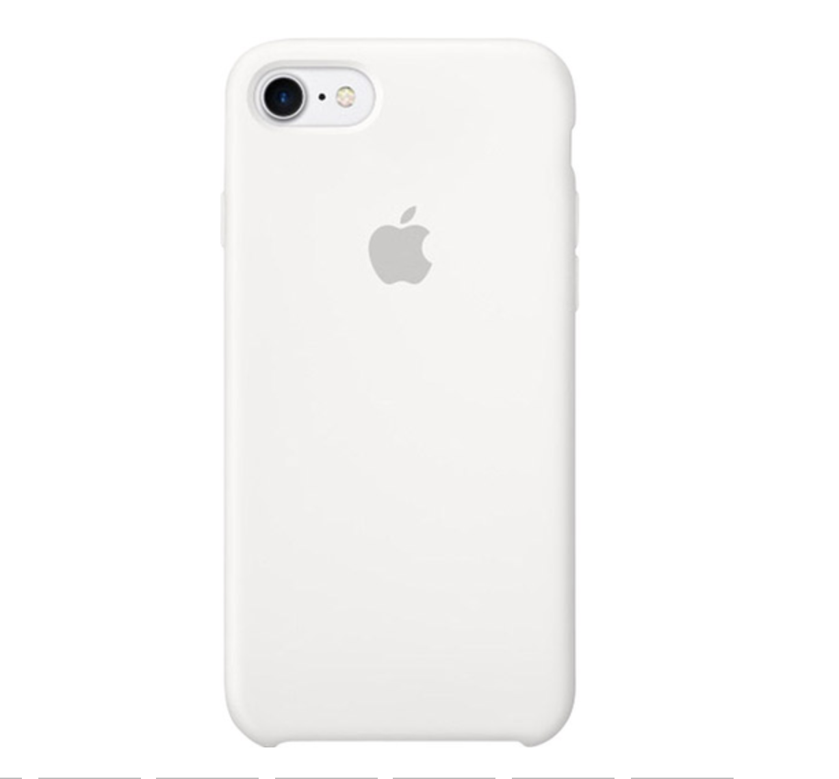 Apple Silikonhülle iPhone 7 / 8 / SE 2020 weiß 