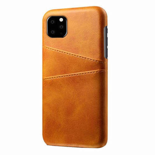 Casecentive Leather Wallet Back Case iPhone 12 / iPhone 12 Pro beige