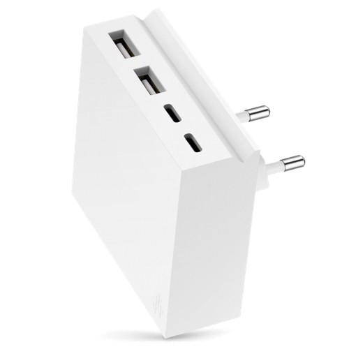 usbepower HIDE Mini+ 27W 4-in-1 wall charger weiß