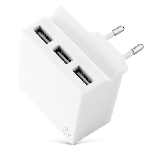 usbepower HIDE Mini 3-in-1 wall-charger weiß