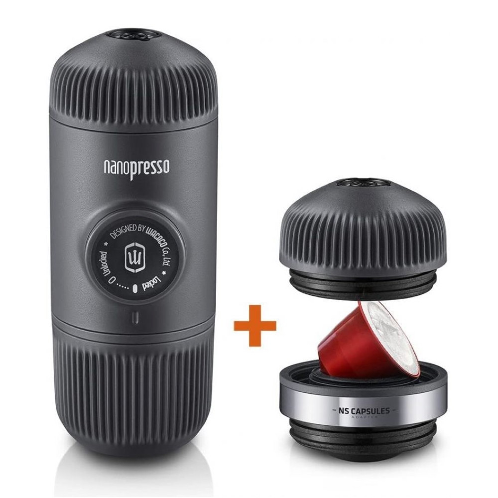 Wacaco Nanopresso Ground + Nespresso-Kapseln Adapter