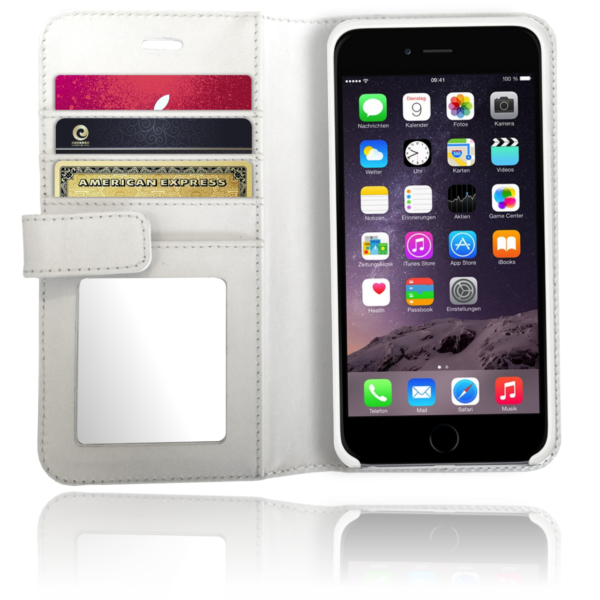 XtremeMac X-Wallet Leder Case iPhone 6(S) weiß