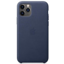 Apple Leder Hülle iPhone 11 Pro Mitternachts Blau