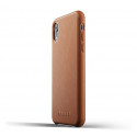 Mujjo Leather Case iPhone XR braun
