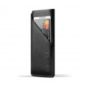 Mujjo Wallet Sleeve Slim Fit Leder iPhone X / XS schwarz
