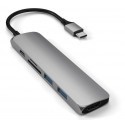 Satechi Type-C USB Passthrough HDMI Hub V2 grau