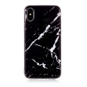 Casecentive Slim Hardcase Marmor iPhone X / XS schwarz