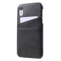 Casecentive Leder Wallet Back Case iPhone XR schwarz