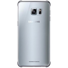 Samsung Clear Cover Galaxy S6 Edge Plus silber