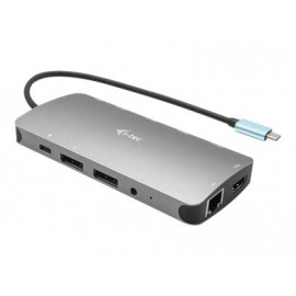 i-Tec Thunderbolt 3 / USB-C 4K HDMI USB-C Hub Metal grau
