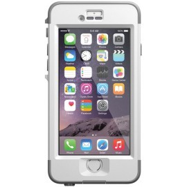 Nüüd Wasserdichte Hülle Avalanche iPhone 6 Plus weiß/grau