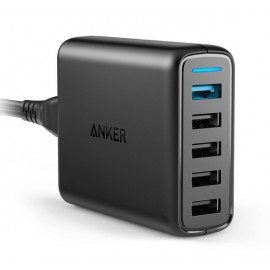 Anker PowerPort Speed 5x USB schwarz