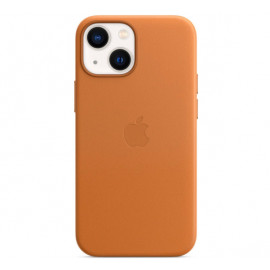 Apple Leder MagSafe Hülle iPhone 13 Mini Golden Brown