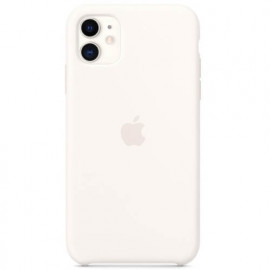 Apple Silikon Hülle iPhone 11 weiß