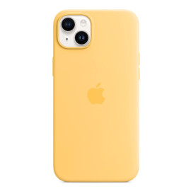 Apple Silikon MagSafe Hülle iPhone 14 Plus Sunglow