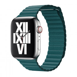 Apple Leather Loop Apple Watch Armband Medium 42mm / 44mm / 45mm / 49mm Peacock