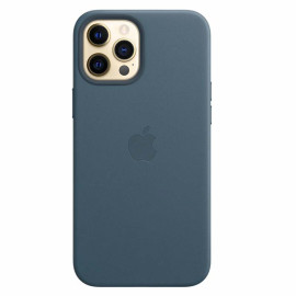 Apple Leder MagSafe Hülle iPhone 12 Pro Max Baltic Blue