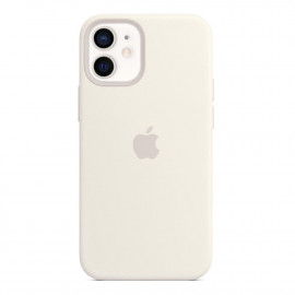 Apple Silikon MagSafe Hülle iPhone 12 Mini White
